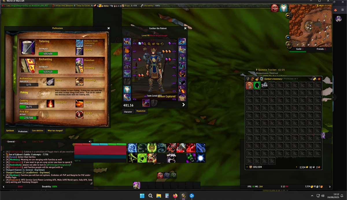 Penjualan akun permainan World of Warcraft (WoW) Penjualan akun permainan World of Warcraft (WoW)